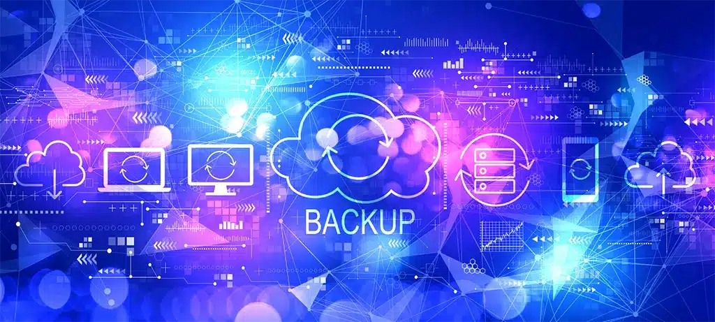 A reliable backup strategy combines local backup, cloud backup, and network attached storage to secure stored data across virtual servers, physical devices, and remote workers.