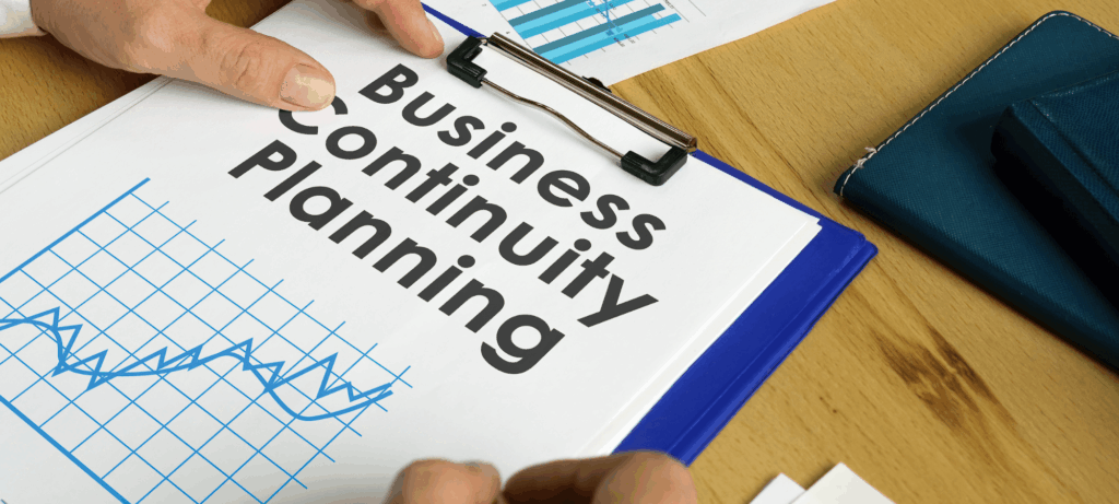 Business continuity plans include robust backup methods for primary data.