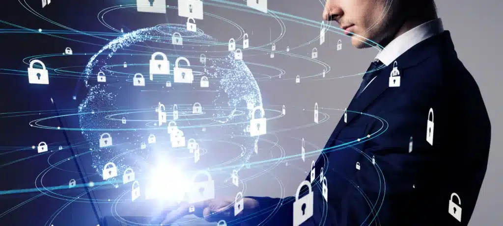 Data encryption is a key element of enterprise cybersecurity, ensuring that sensitive customer data is protected from unauthorized access.