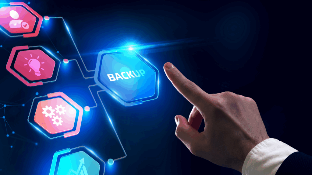 Cloud backup architecture supporting data recovery and operational continuity across hybrid and distributed cloud environments.